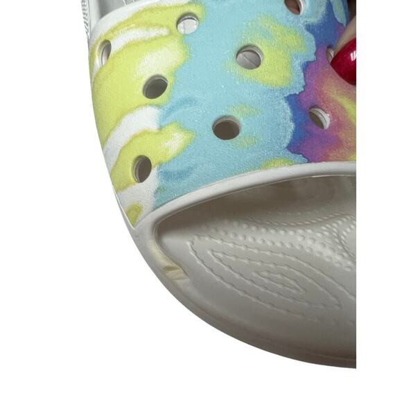 Crocs Unisex Classic Slide Open Toe Sandals Tie-Dye Size M6 W8 - Picture 11 of 11